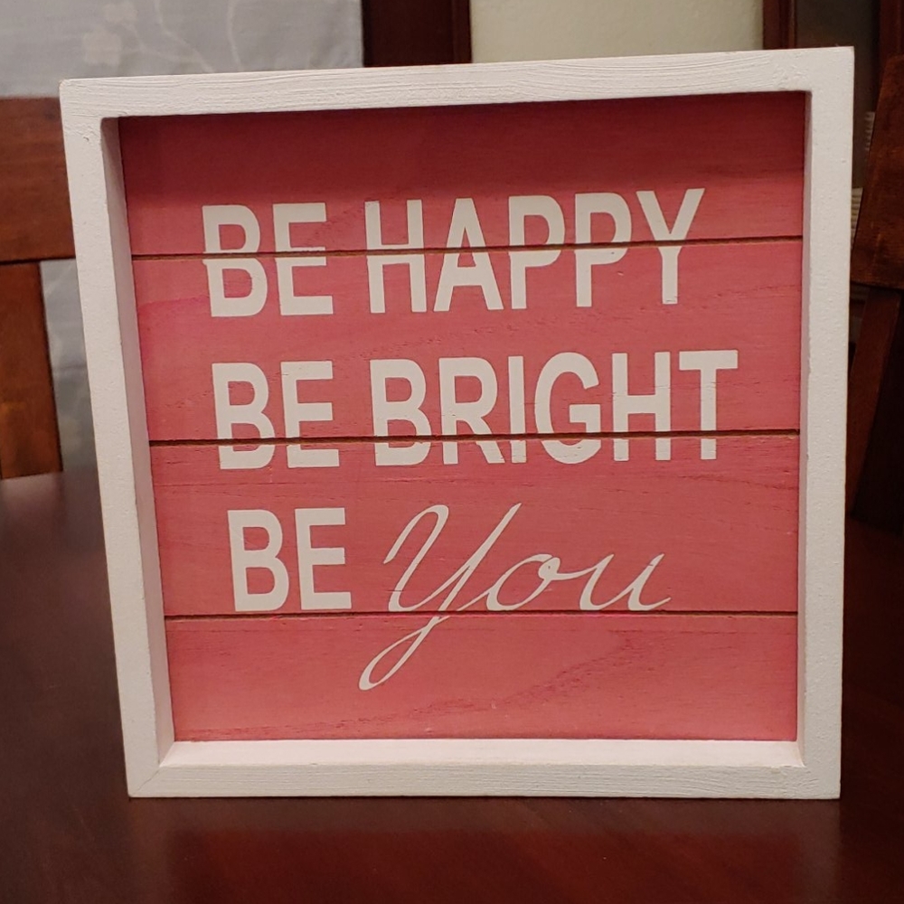 Inspirational Wooden Sign